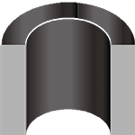 through hole roller burnishing